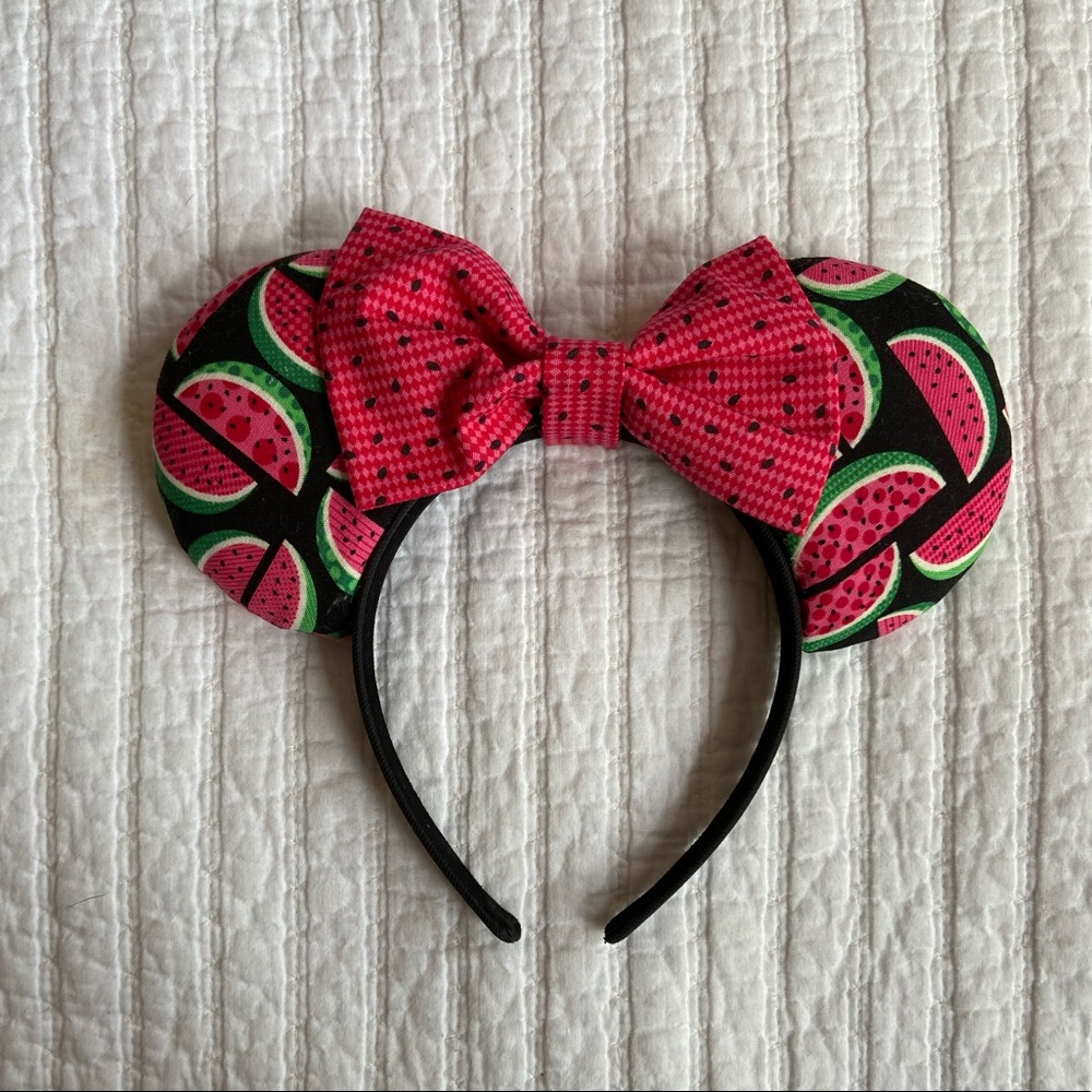 Watermelon Inspired Disney Minnie Ears